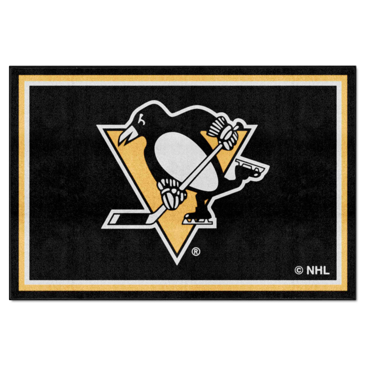 Pittsburgh Penguins 5x8 Rug
