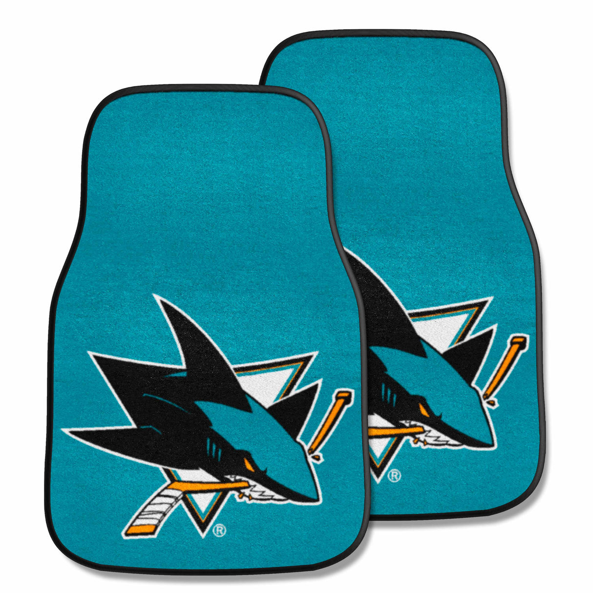 NHL - 2pc Carpet Car Mat Set