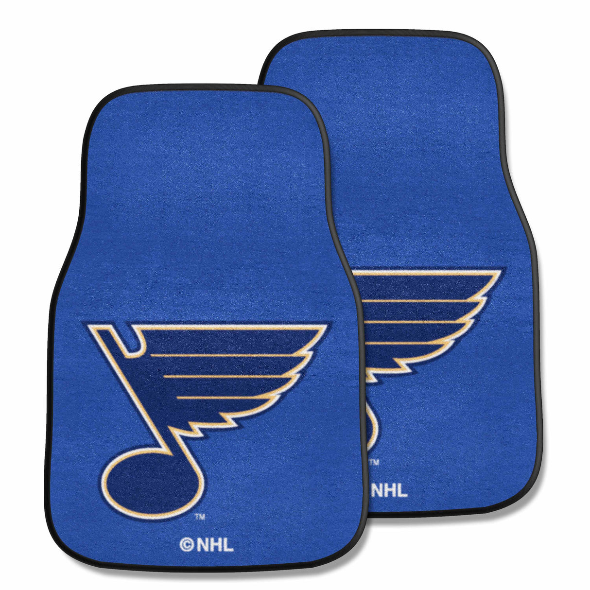 NHL - 2pc Carpet Car Mat Set