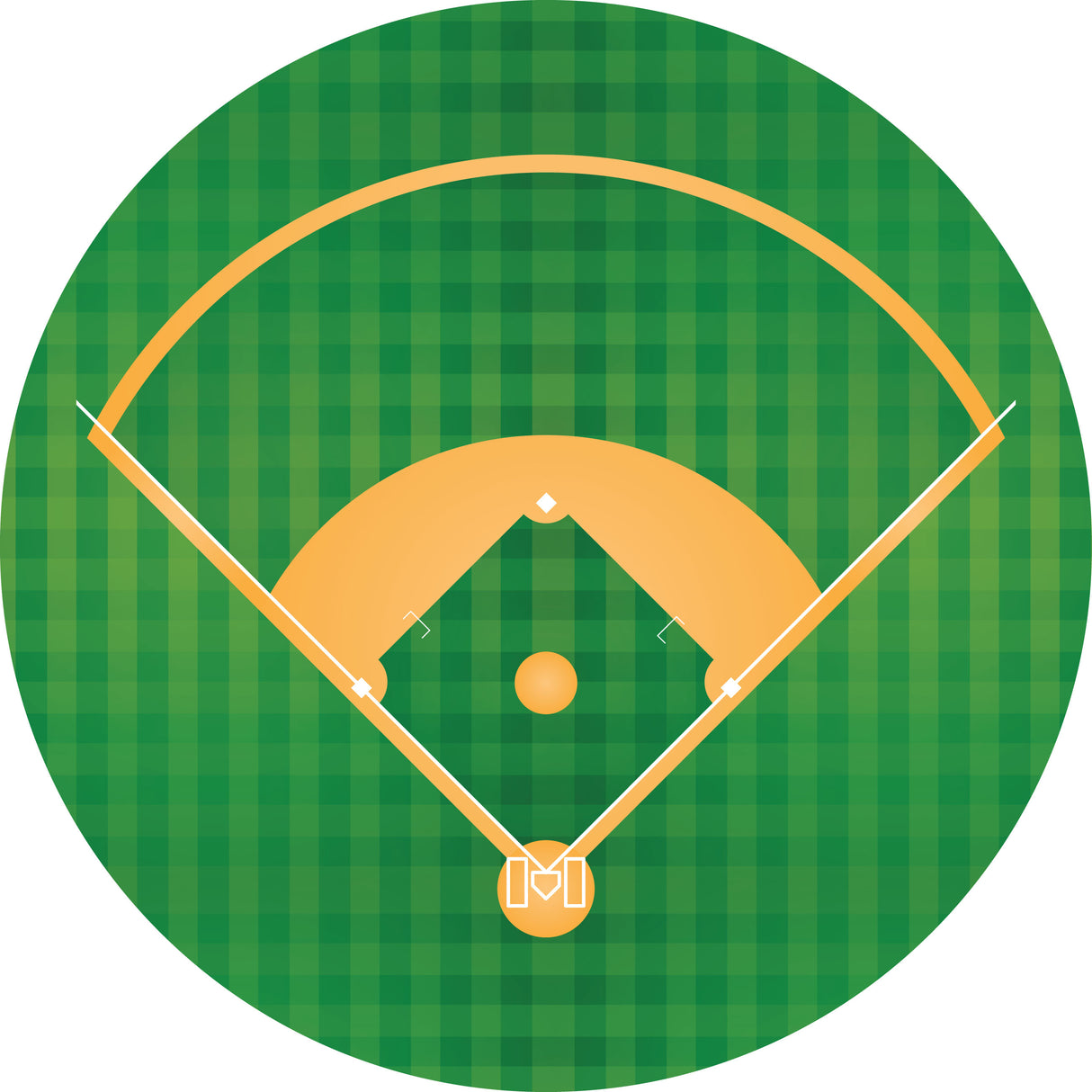 Baseball Vinyl Mat