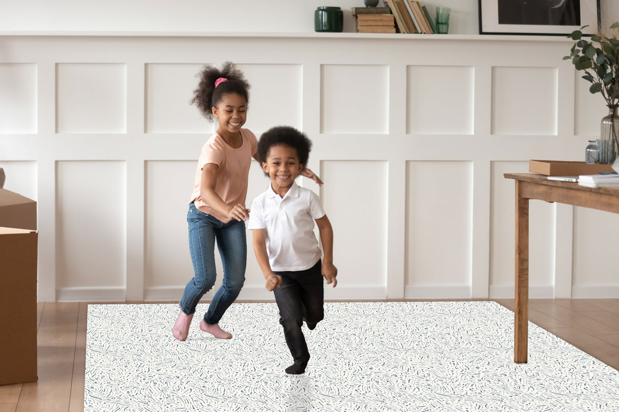 Coastal Waves Vinyl Mat