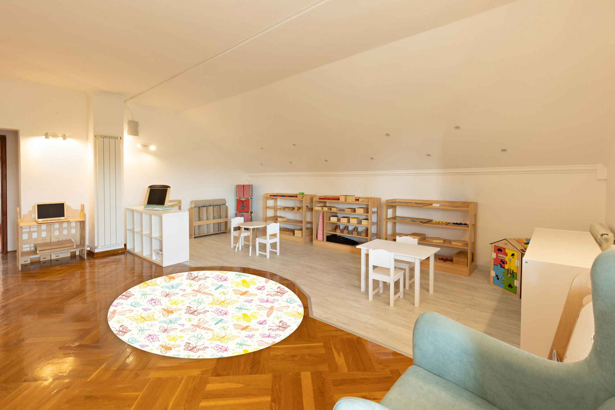 Crayon Bugs Vinyl Mat