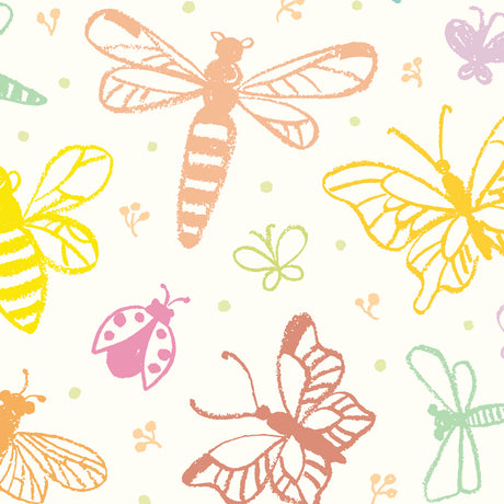 Crayon Bugs Vinyl Mat