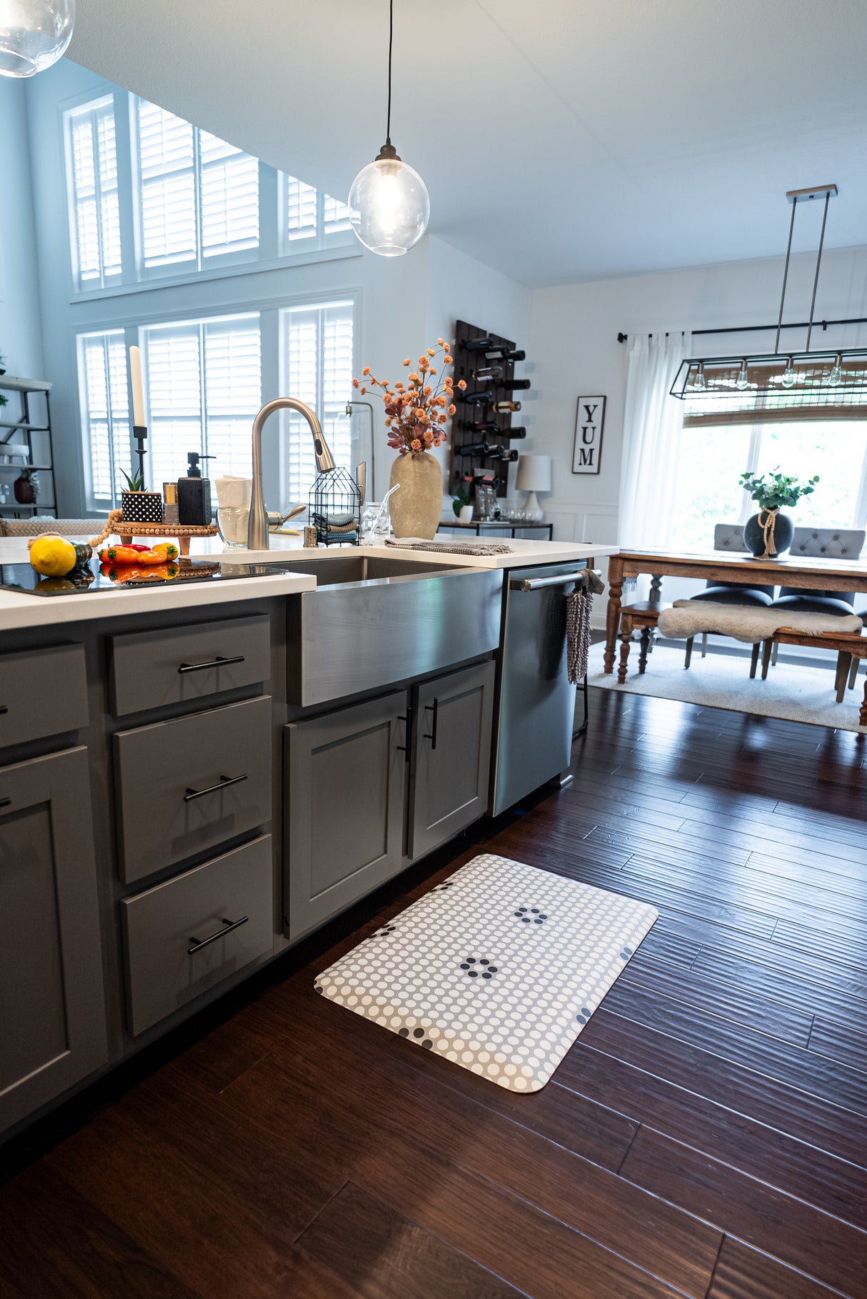 Penny Tile Vinyl Mat