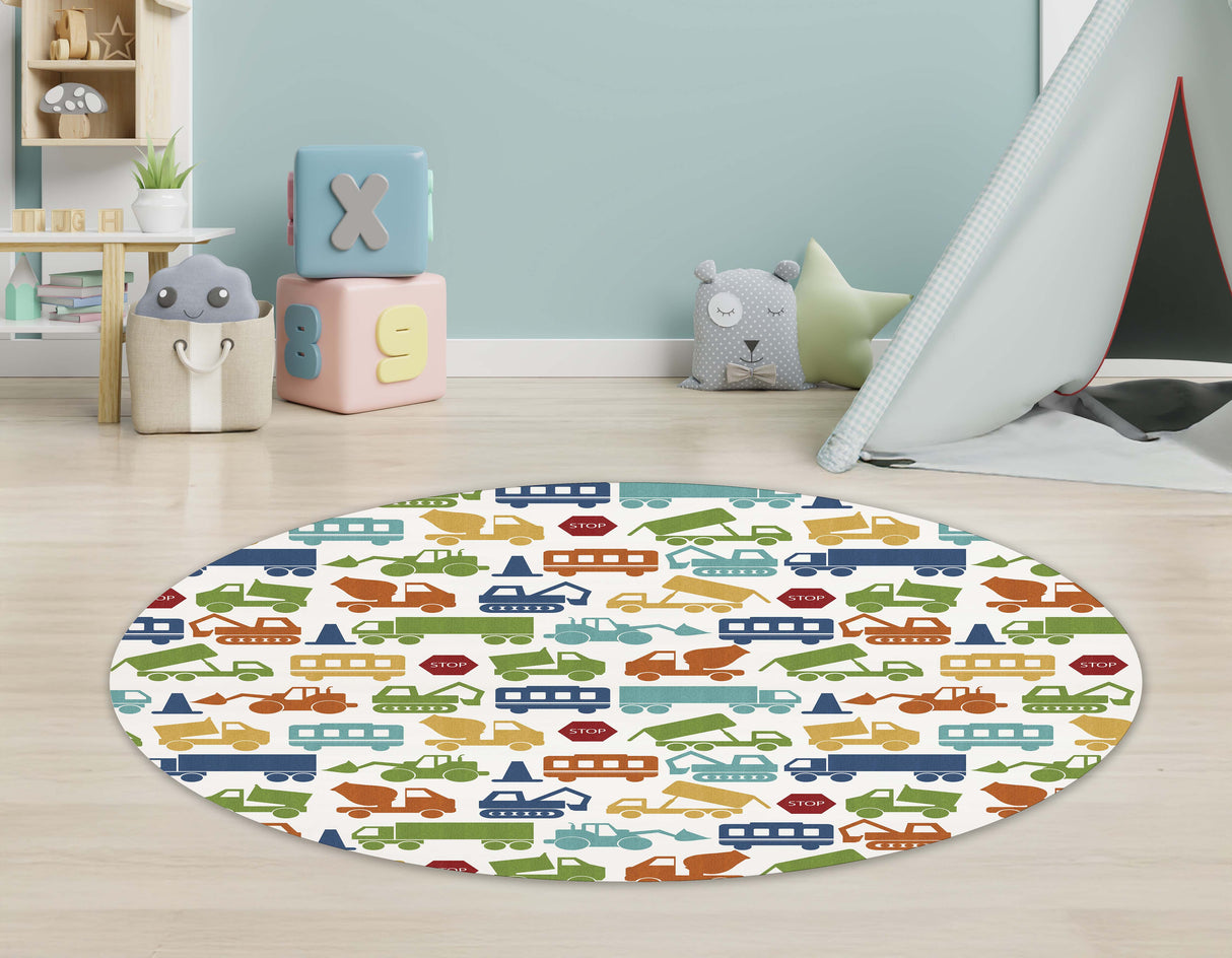 Diggers and Trucks Mat (P532)