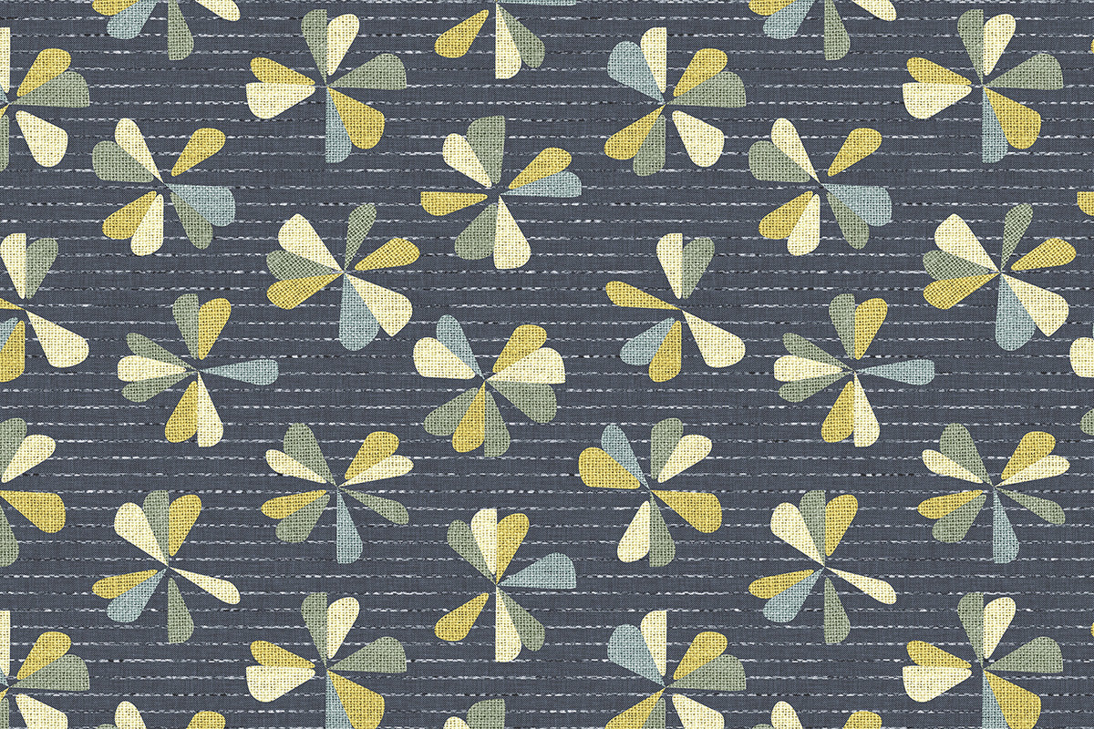 Floral Starburst Mat (P1565)