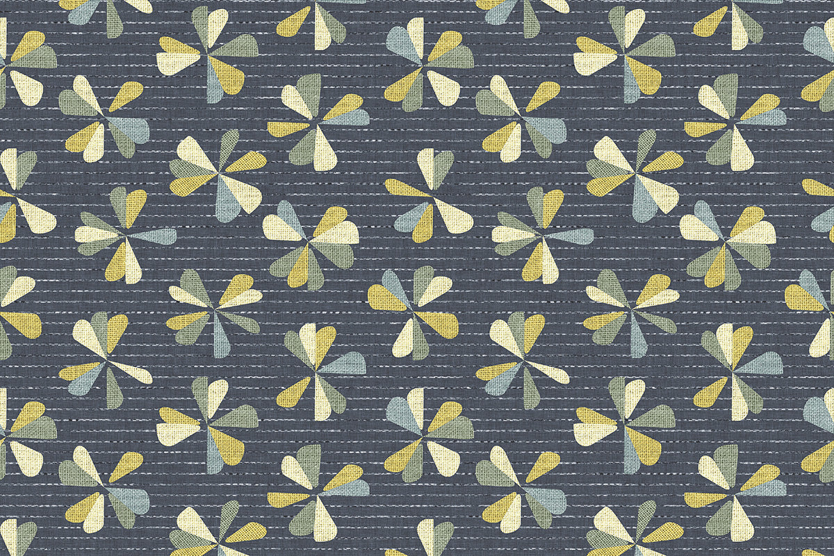 Floral Starburst Mat (P1565)