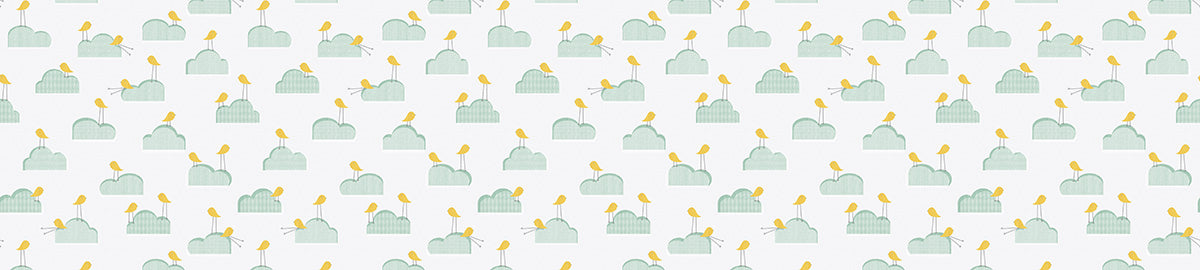 Birds on Clouds Mat (P215)