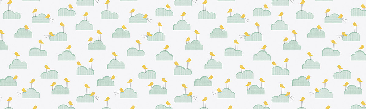 Birds on Clouds Mat (P215)