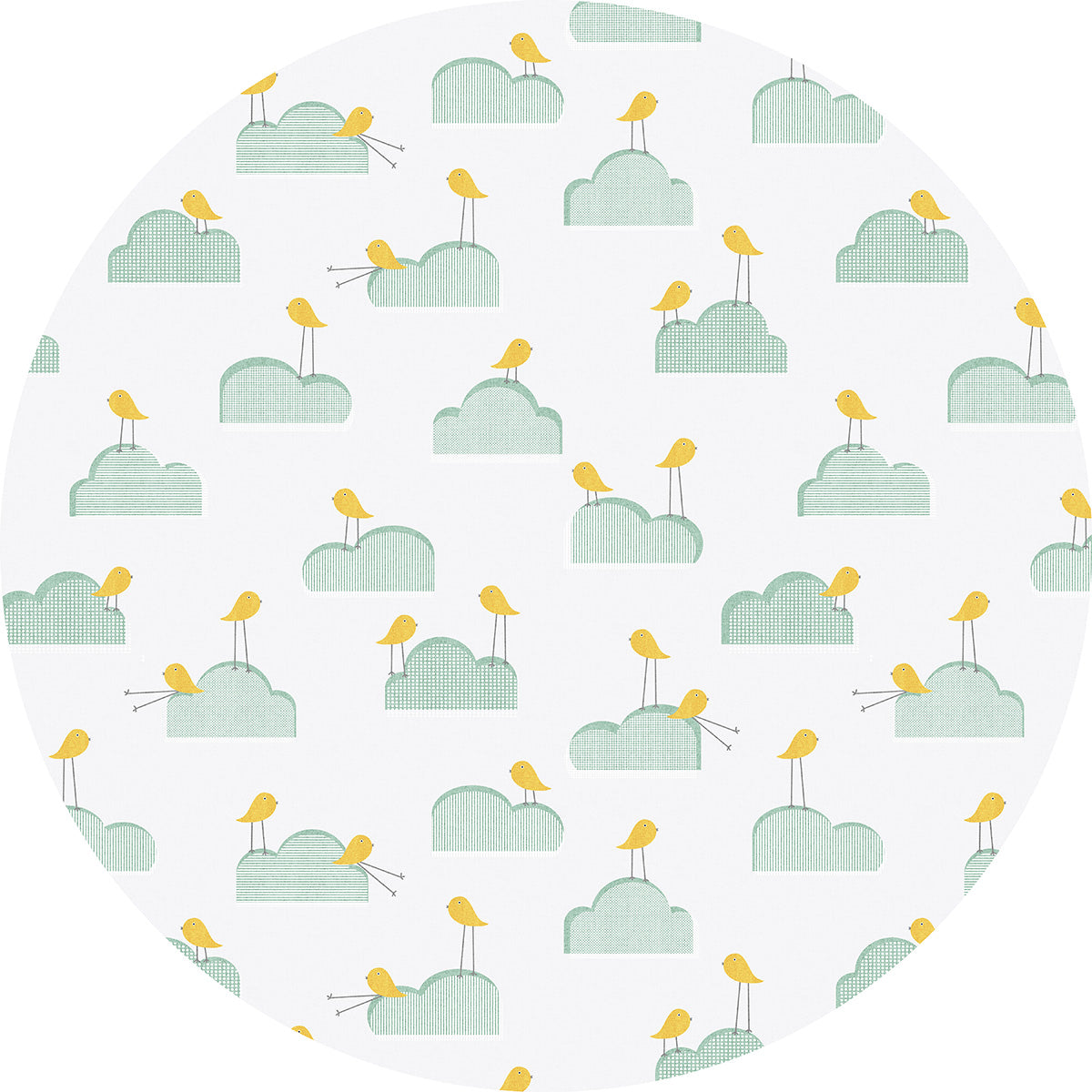 Birds on Clouds Mat (P215)