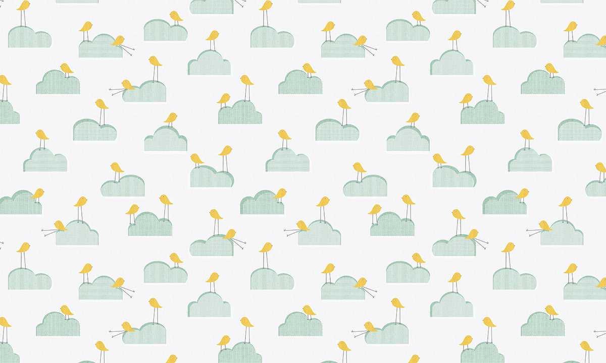 Birds on Clouds Mat (P215)