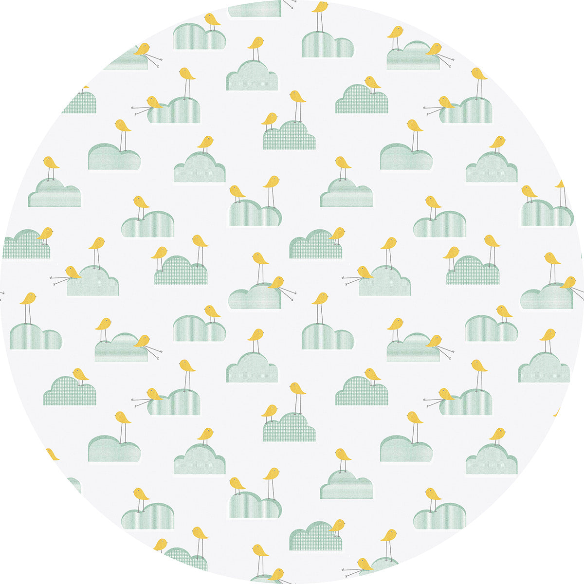 Birds on Clouds Mat (P215)