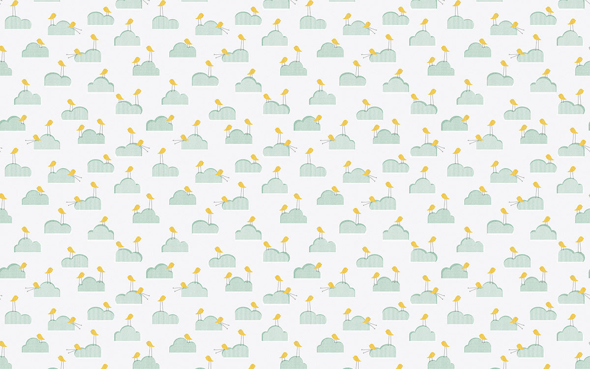 Birds on Clouds Mat (P215)