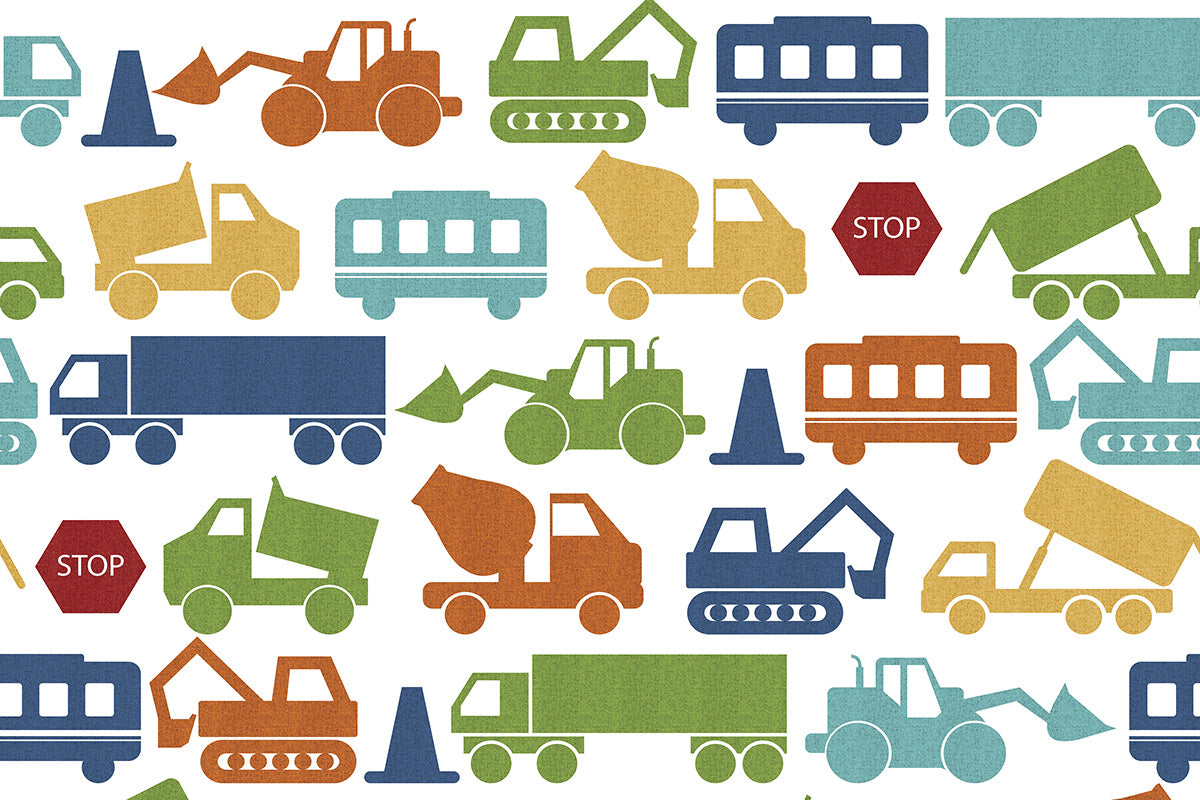 Diggers and Trucks Mat (P532)