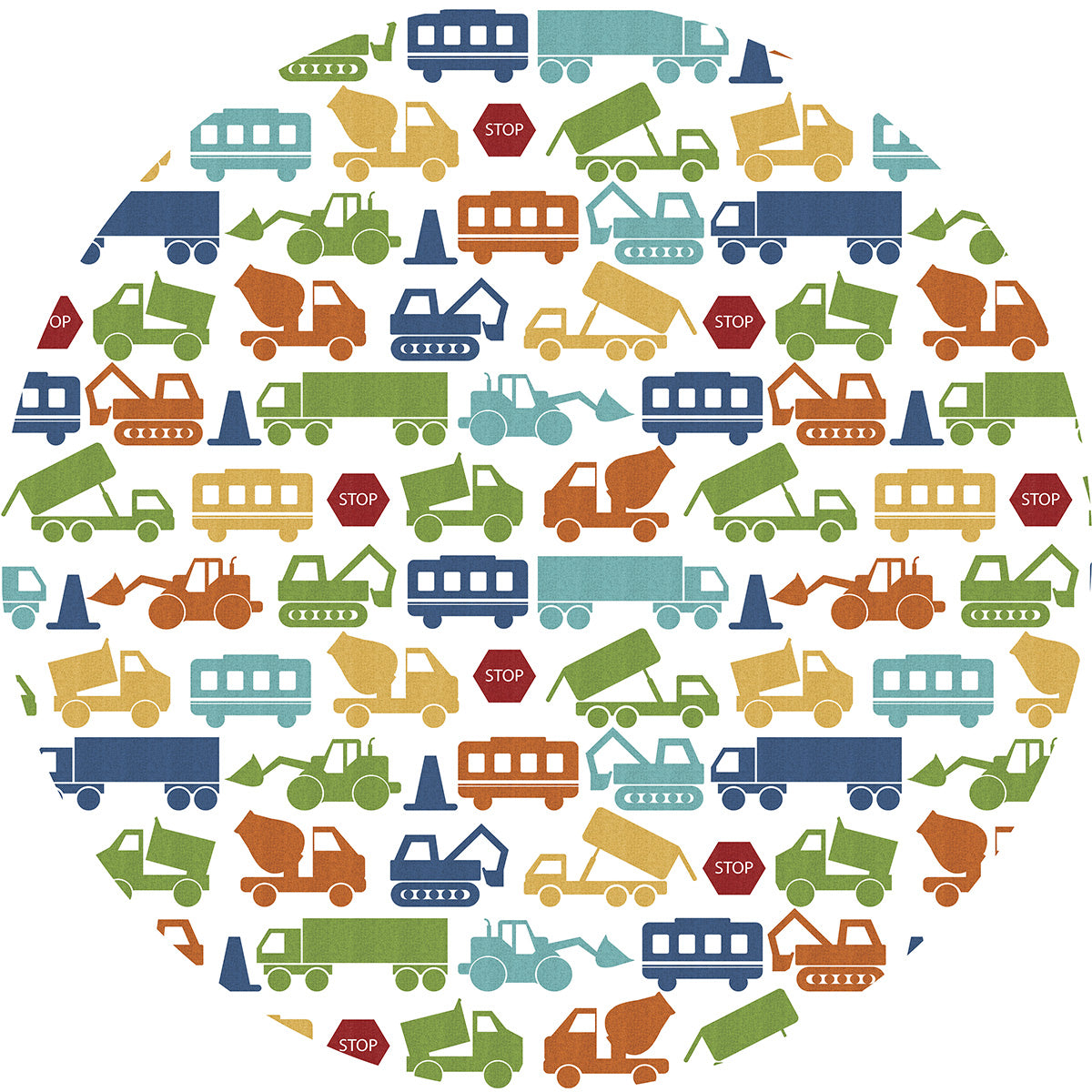 Diggers and Trucks Mat (P532)