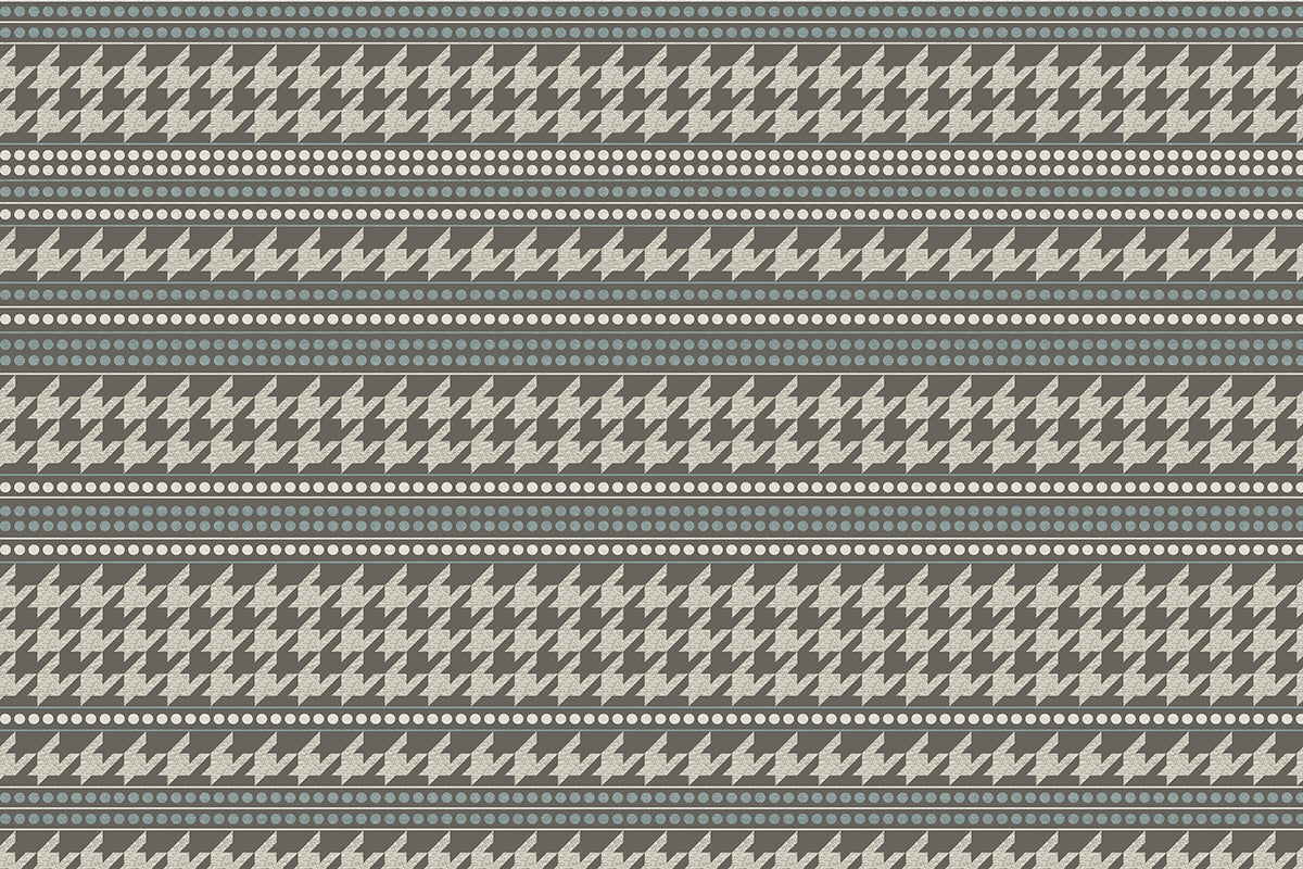 Houndstooth Stripe Mat (P933)