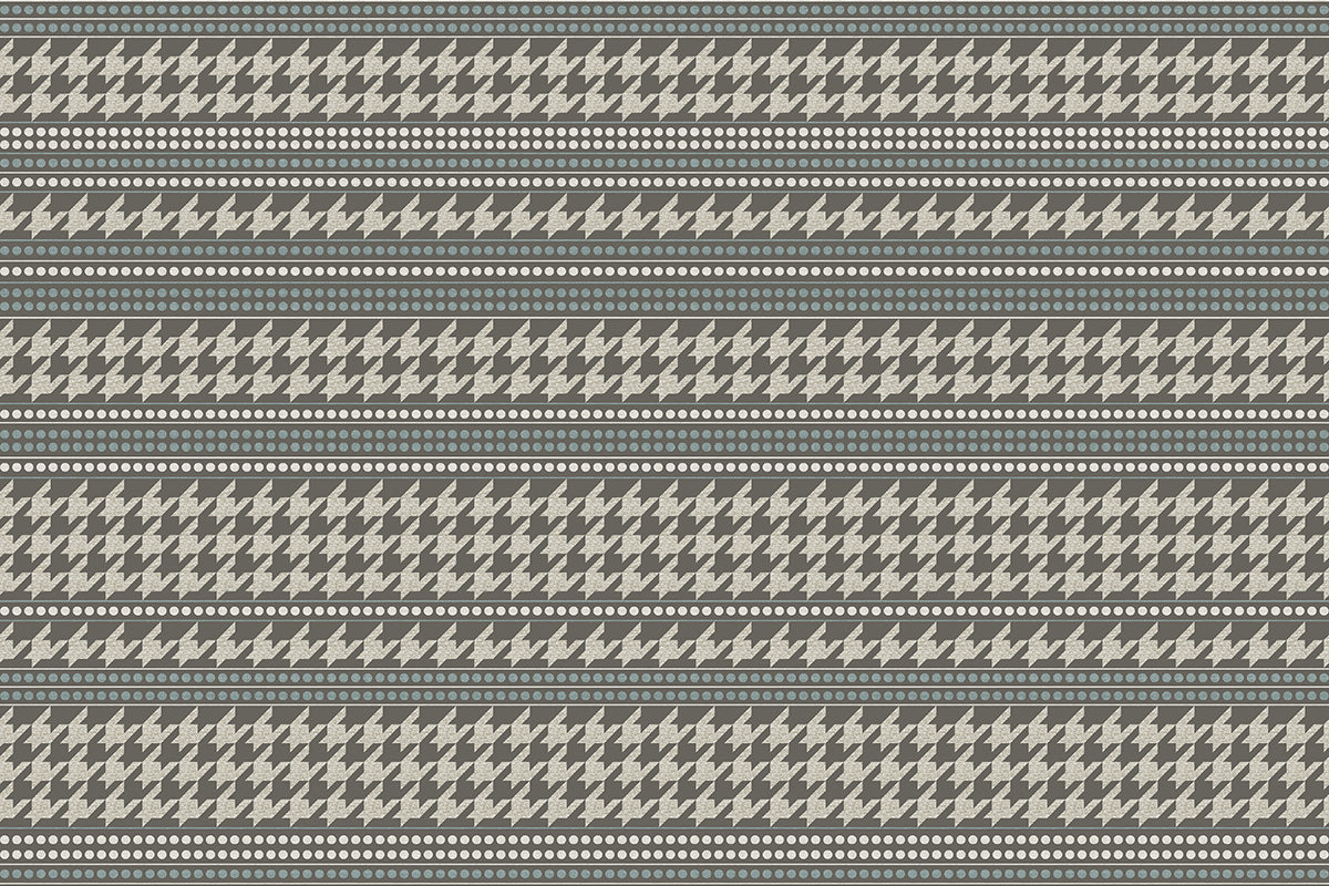 Houndstooth Stripe Mat (P933)