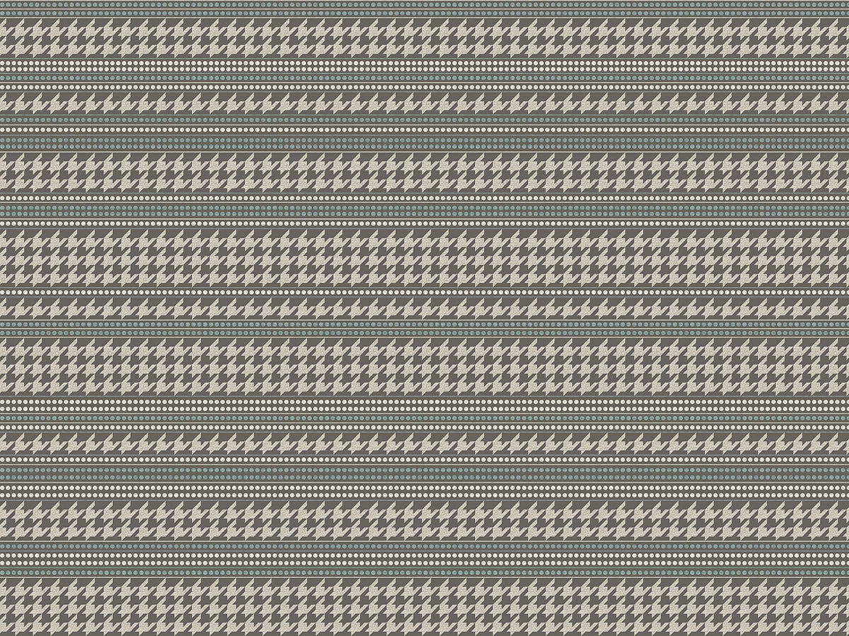 Houndstooth Stripe Mat (P933)