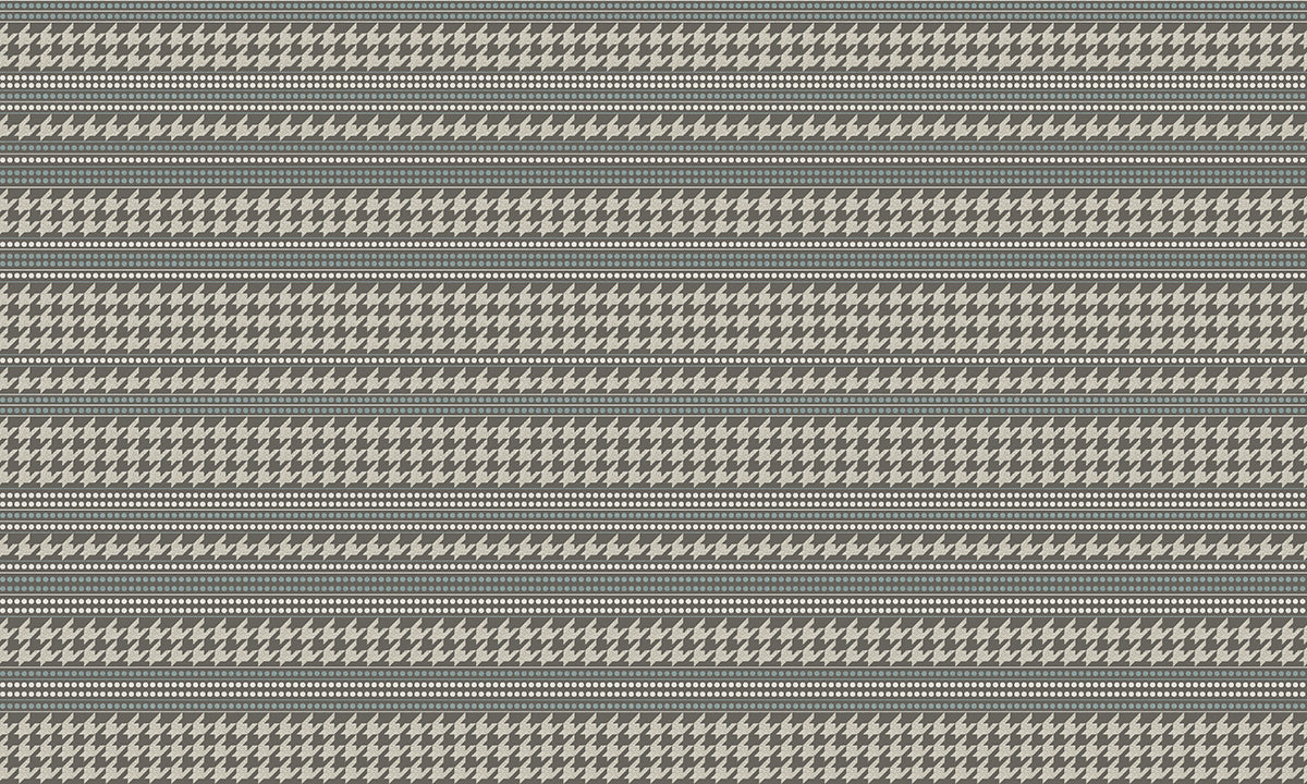 Houndstooth Stripe Mat (P933)