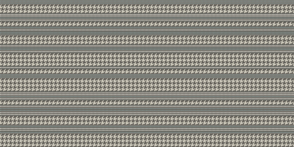 Houndstooth Stripe Mat (P933)