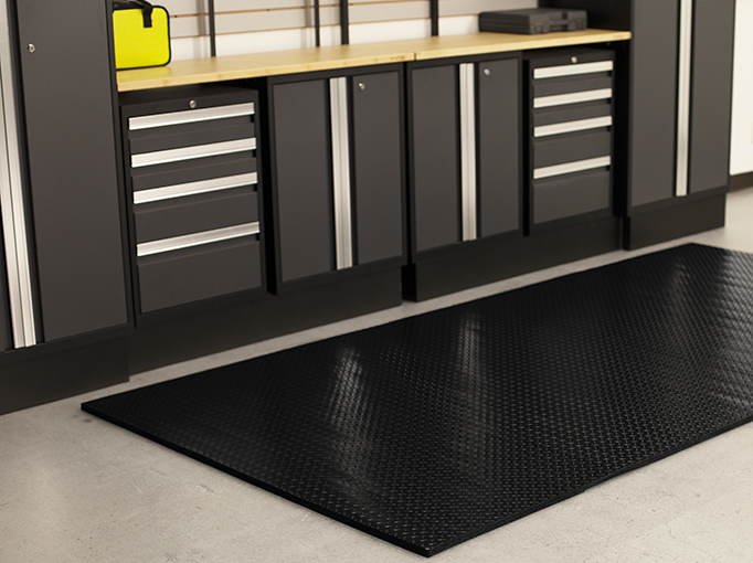 Anti-Fatigue Cushioned G-Floor Diamond Tread Mats