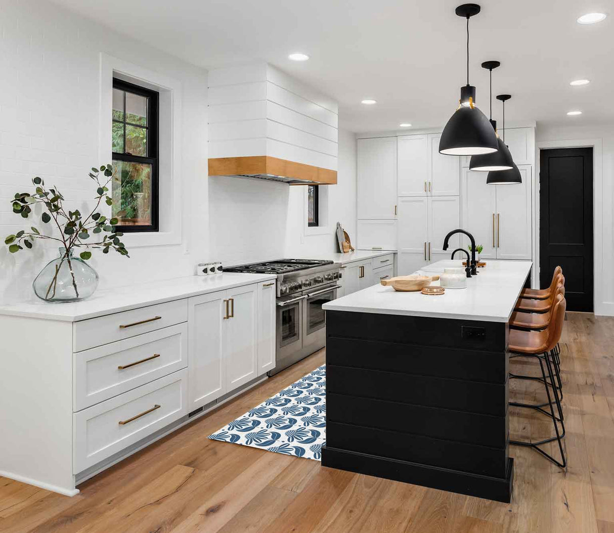 Farmhouse Flowers Vinyl Mat