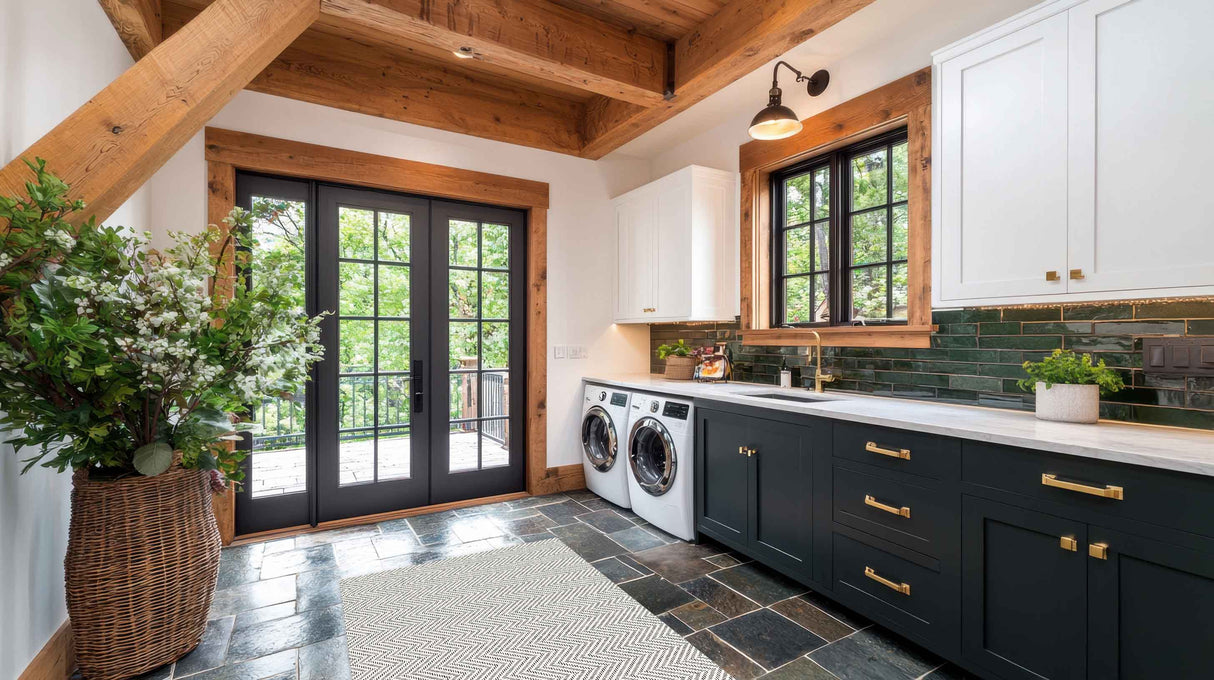 Farmhouse Herringbone Vinyl Mat