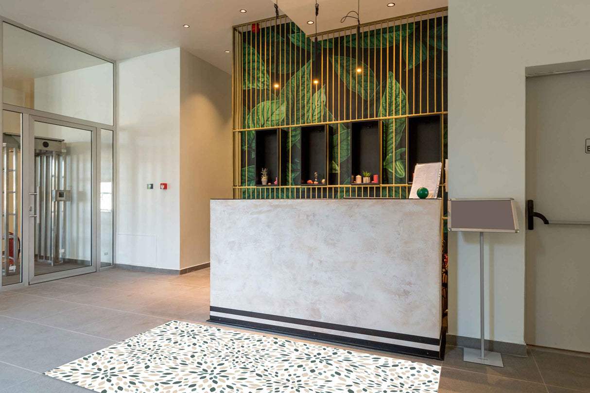 Gem Burst Vinyl Entry Mat