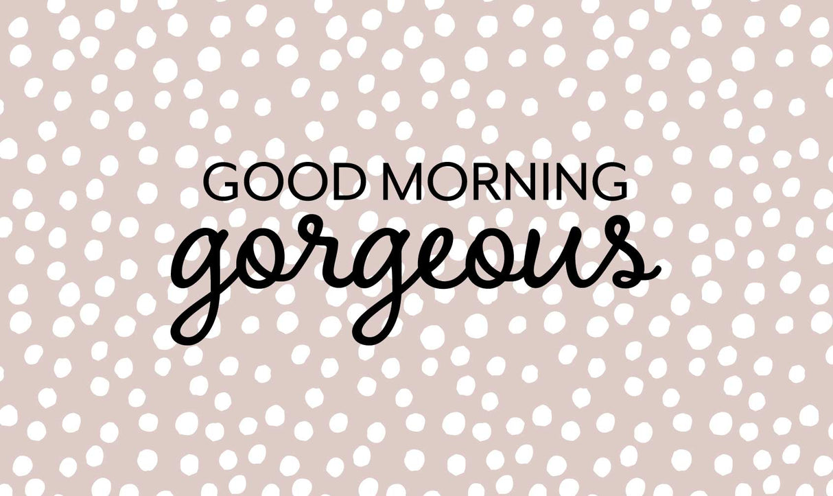 Good Morning Gorgeous Memory Foam Bath Mat