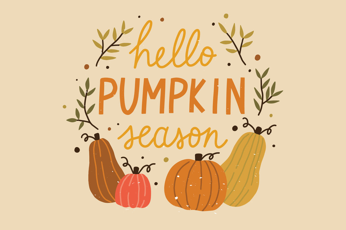 Hello Pumpkin Berber Impressions Season Entry Mat