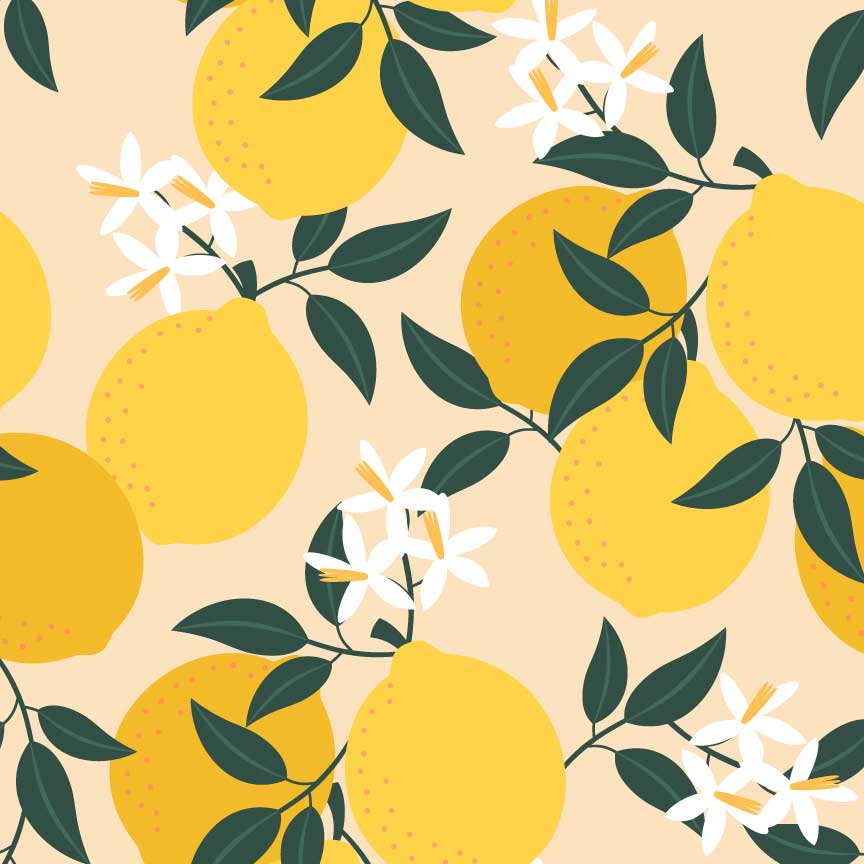 Lemons Vinyl Mat