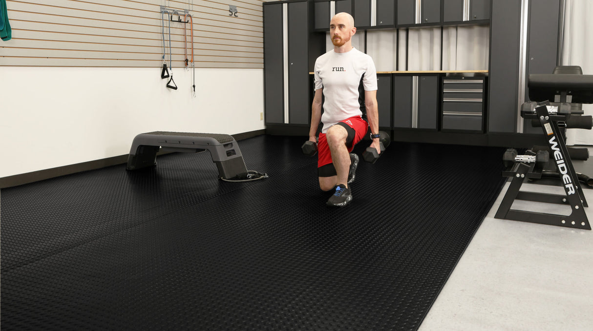 Anti-Fatigue Cushioned G-Floor Diamond Tread Mats