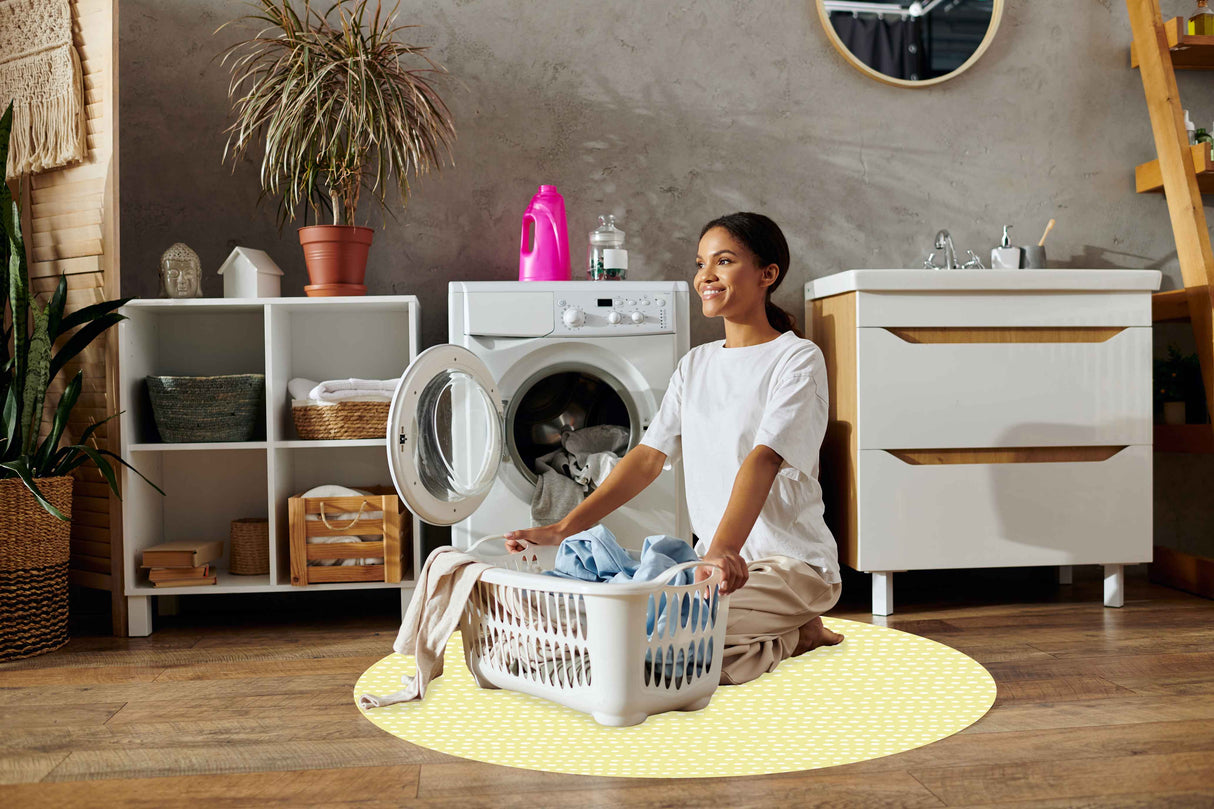 Melon Dots Vinyl Mat