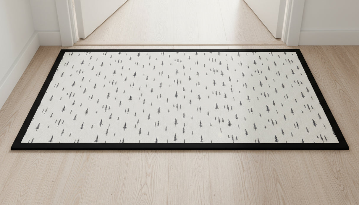 Mid-Century Modern Pines Vinyl Mat