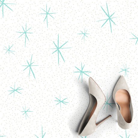 Blue Stars Vinyl Mat