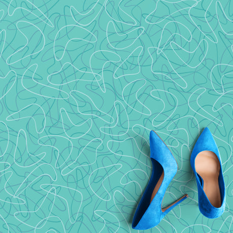 Boomerang Blue Vinyl Mat