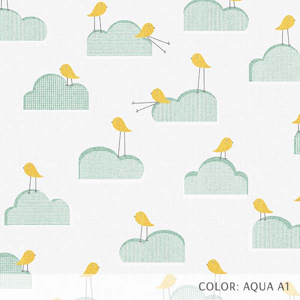 Birds on Clouds Mat (P215)