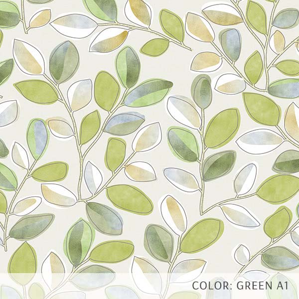 Cherry Plum Leaves Mat (P636)