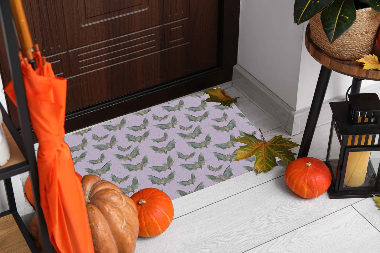 Purple Bats Berber Impressions Entry Mat