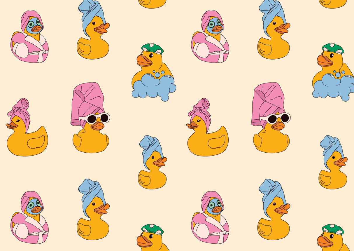 Rubber Ducks Memory Foam Bath Mat