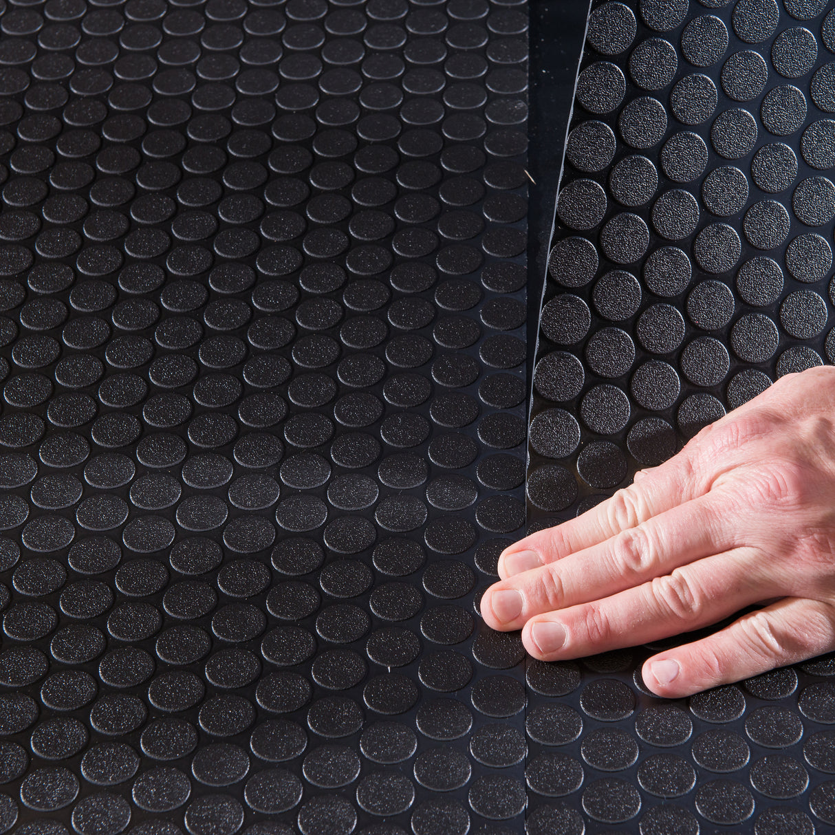 Garage Roll-Out Vinyl Mat - Small Coin