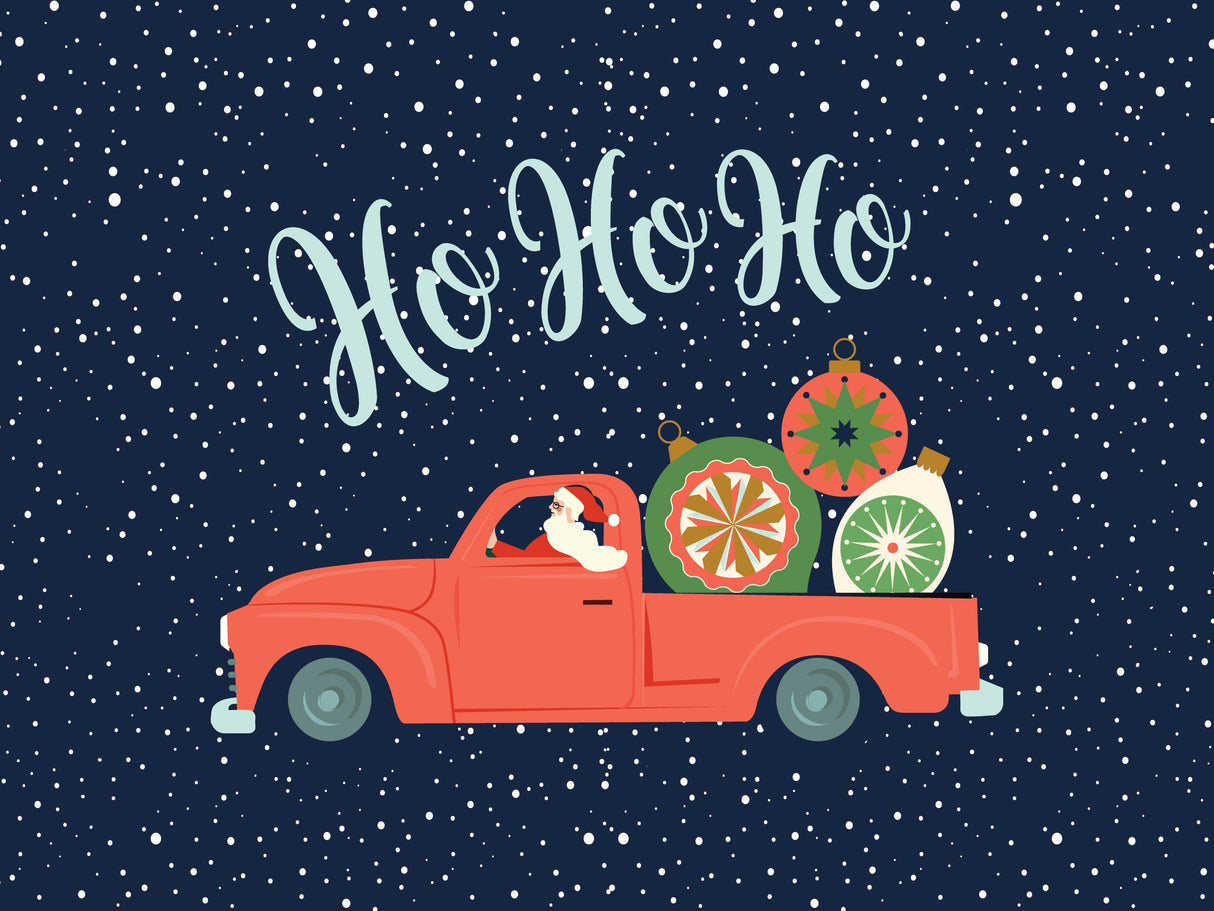 Santa Truck Berber Impressions Mat