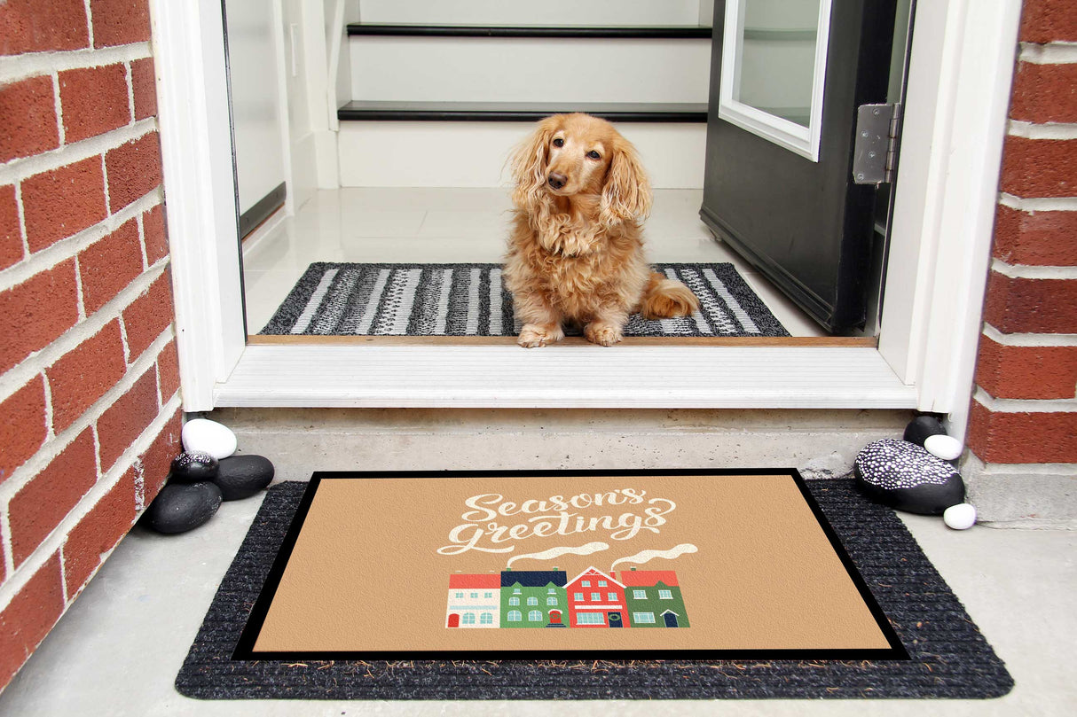 Season Greetings Berber Impressions Mat