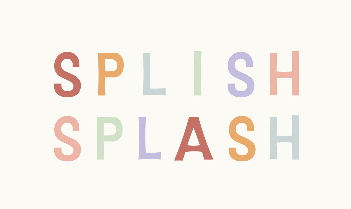 Splish-Splash Memory Foam Bath Mat