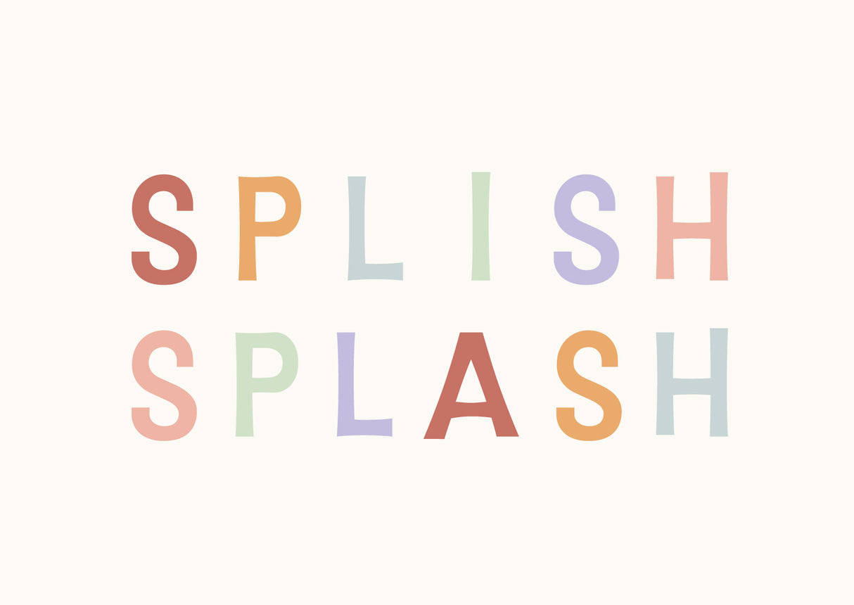 Splish-Splash Memory Foam Bath Mat