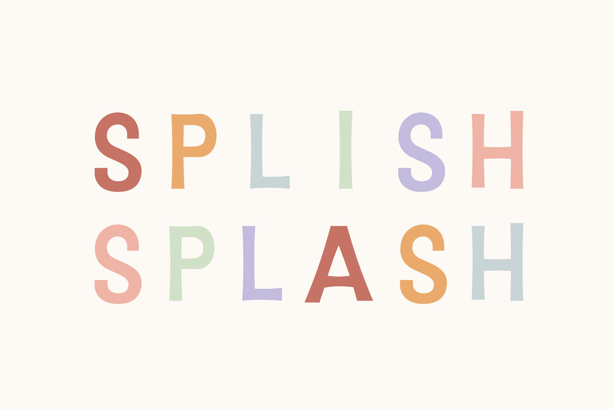 Splish-Splash Memory Foam Bath Mat