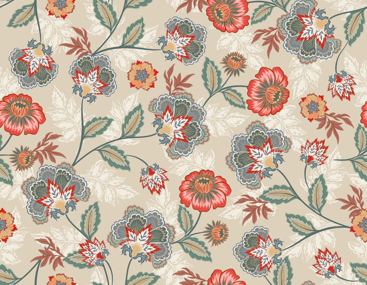 Gem Flowers Dye Sub Rug