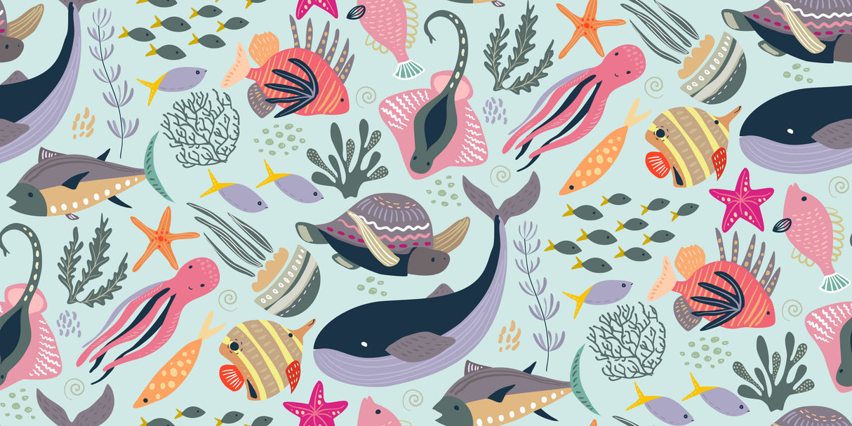 Underwater Gem Vinyl Mat