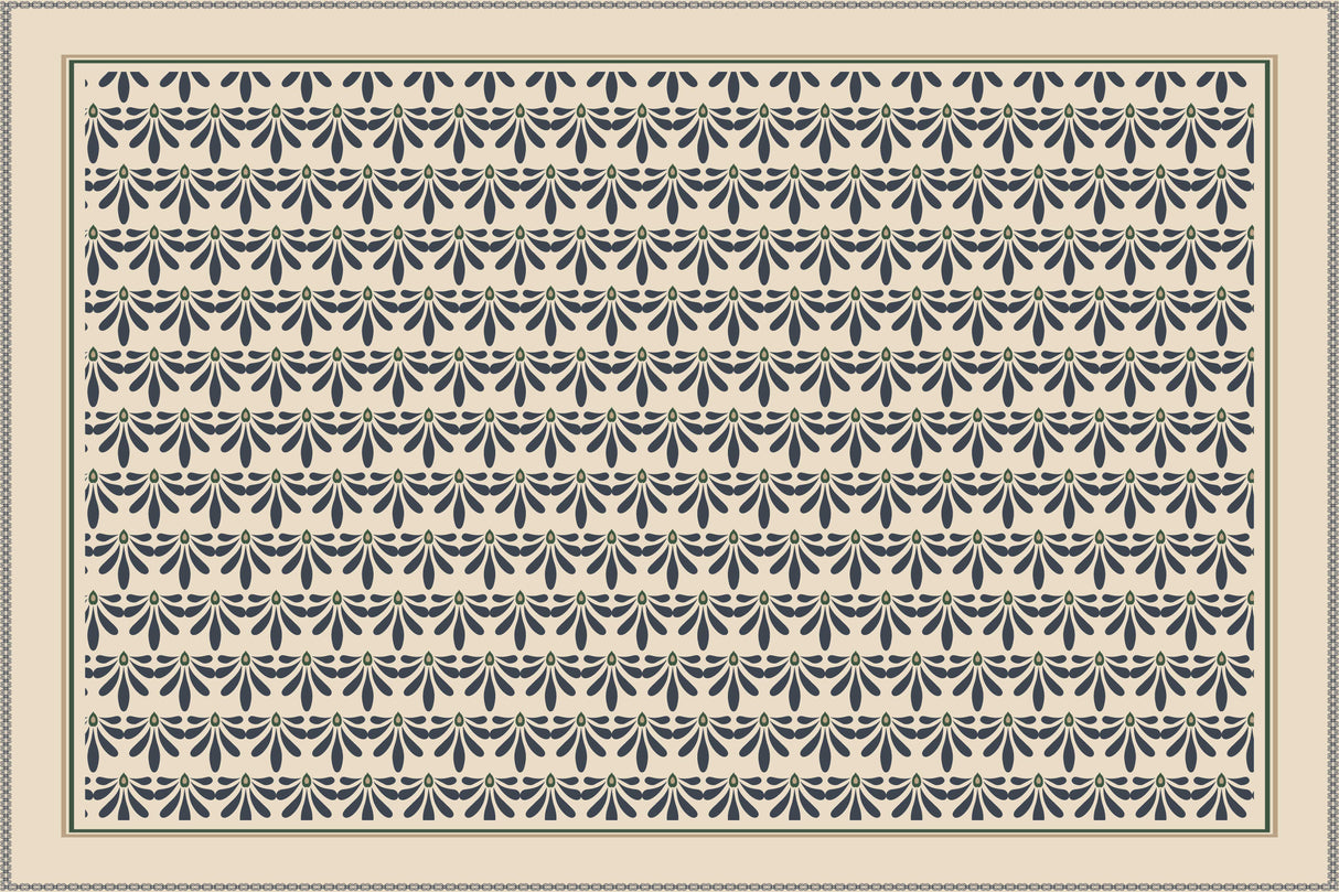 Vintage Scarf Vinyl Entry Mat