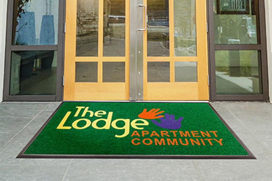 Berber Designer Graphic Floor Mat Exterior Floor Mat Logo Mats